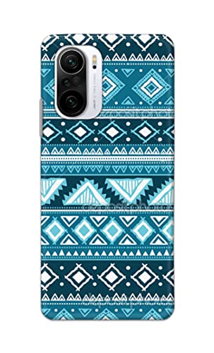 Image of PRINTFIDAA Coloured Tribal Pattern Hard Back Cover for Redmi K40 / K40 Pro / K40 Pro+ Back Cover -(P6) KAT1008