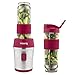 H.Koenig Mini frullatore portatile SMOO10,Compatto 570ml,Senza BPA,4 Lame Inox,300W,2 Bottiglie Portatili,2 Coperchi da Viaggio,Mixer per Smoothie