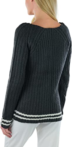 Image of ToBeInStyle Women's Classic Long Sleeve V-Neck Pullover Sweater