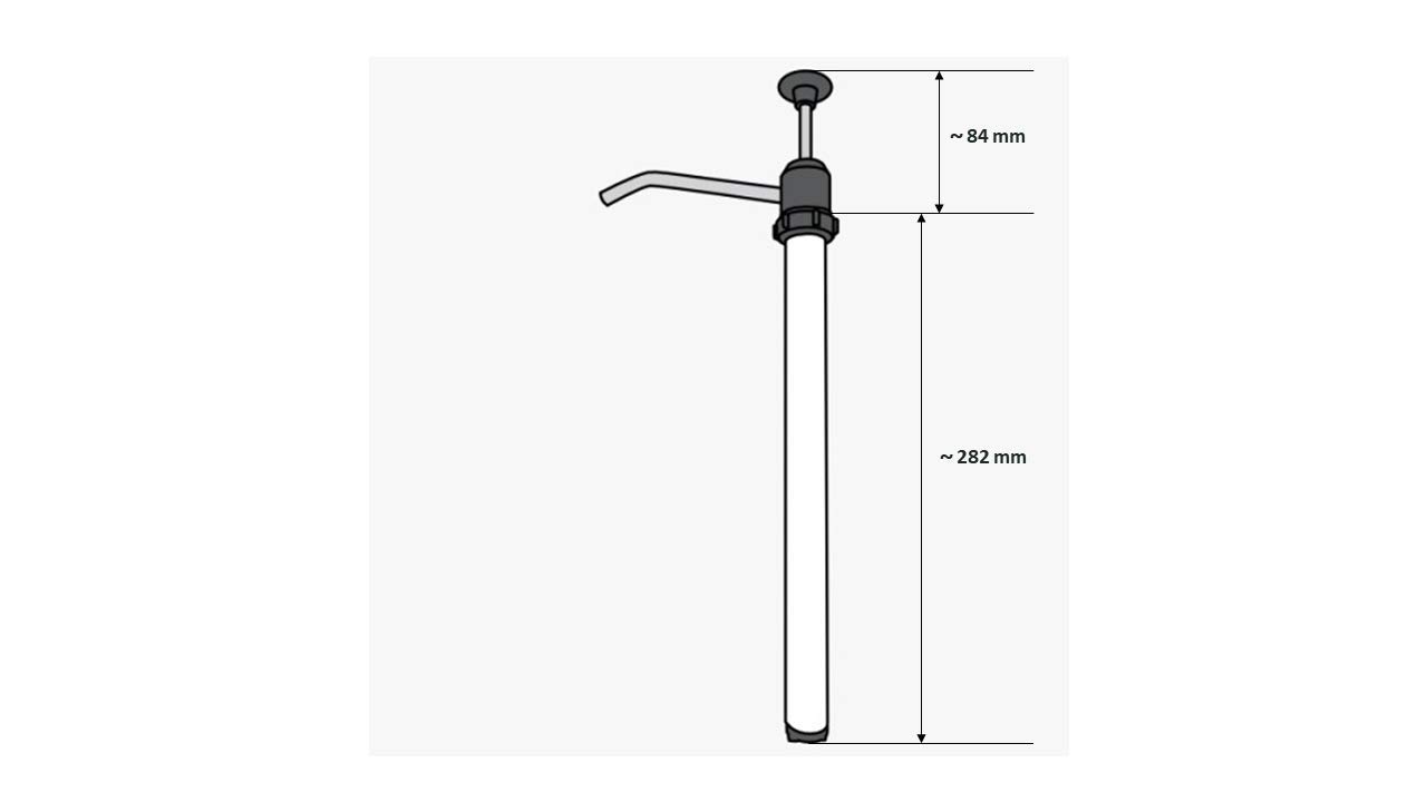 Sulima - Dosierpumpe für Handwaschpaste | Spenderpumpe | Spender für 4 kg / 4000 ml -Dosen mit Handreinigern