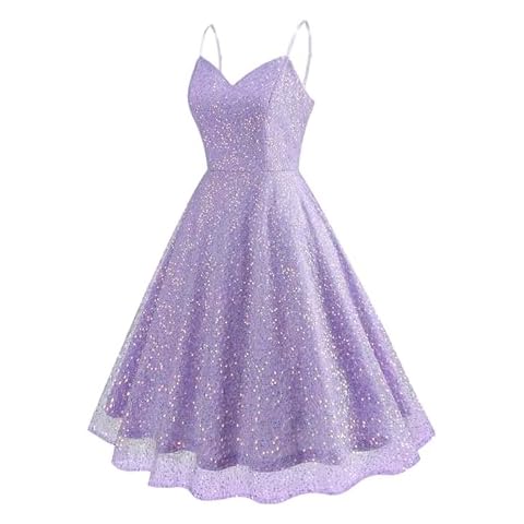 FNKDOR Women's Glitter Spaghetti Dress Cover
