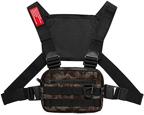 ANTARCTICATactical Running Backpack Vest Cell Phone and Accessories Holder Lightweight Pack for Walking Cycling Running