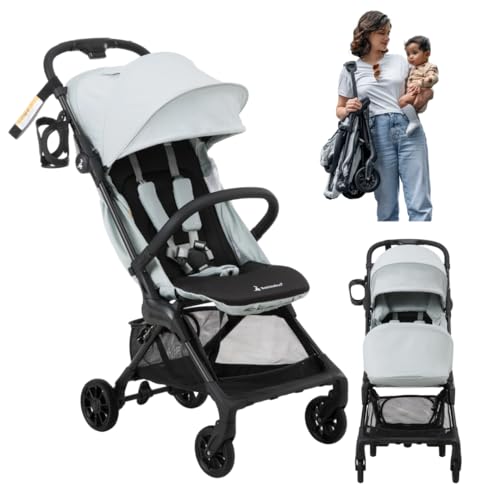 BabbleRoo Hoplite Compact Stroller – Lightweight Travel Stroller ...