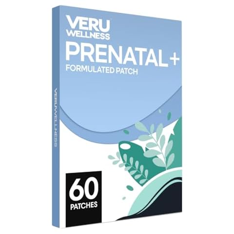 Veru Wellness Prenatal Plus Daily - Essential Multi Prenatal Folate, Calcium, Magnesium - Self Adhesive Patch (60 Patch) Cover