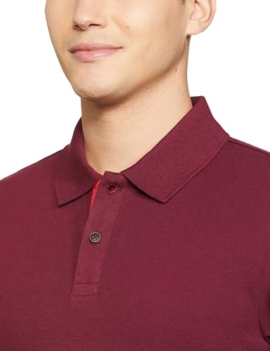 Image of FYLTR Men's Casual Polo T-Shirt with Contrast Placket | Polo - T-Shirt for Man | T-Shirt for Men