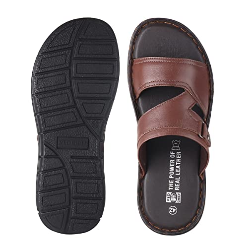 Image of Red Chief Leather casual slippers for men