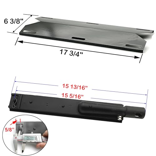 Direct store Parts Kit DG223 cast iron Burner and Heat Plate Replacement for Jenn Air 720-0061, 720-0062, 720-0063, 720-0099 Gas Grills, 3 Pack - Thumbnail 2
