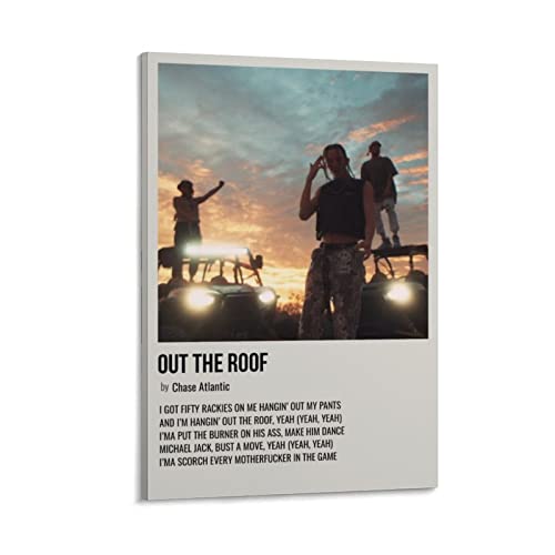 Chase Atlantic poster Out The Roof pour déco chambre moderne
