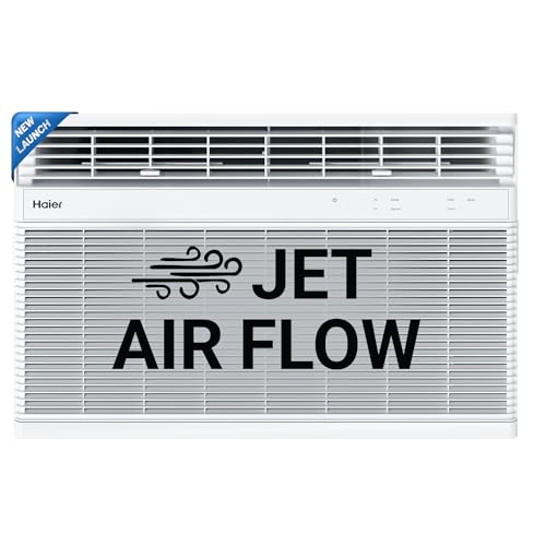 Image of Haier 1.5 Ton 3 Star Fix Speed Top Flow Window AC (Copper, Jet Air Flow, Anti Bacterial Filter, Cools at 54C Temp, Dynamic Cooling - HWU18TF-EW3BE-FS,White)