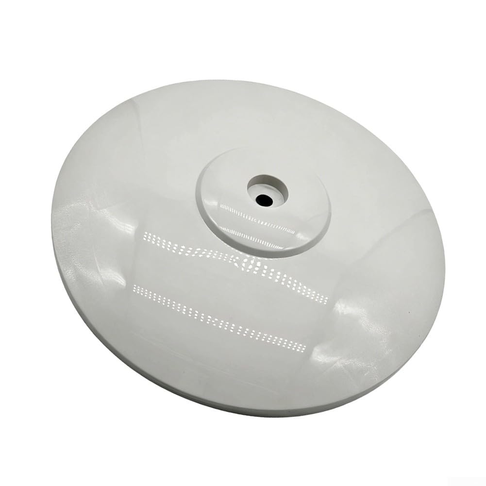 Accesorios para la base del ventilador de suelo, base redonda de plástico para ventilador de suelo, estable y ponderada, reemplazo para uso residencial y comercial (blanco)