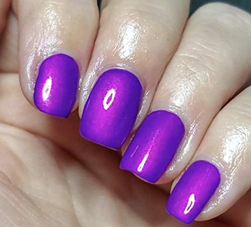 Polish Me Silly, Purple Haze- Purple Hot Pink Shimmer Multi-Color Shifting Polish, Vegan & Cruelty-Free Nail Polish, 0.5 Fl. Oz. (15 mL)