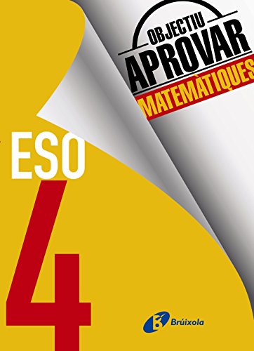 Portada de Objectiu aprovar Matemàtiques 4 ESO