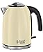 Russell Hobbs Bouilloire Familiale 1,7L, Ebullition Rapide, Filtre Anti-Calcaire Amovible Lavable - Crème 20415-70 Colours Plus