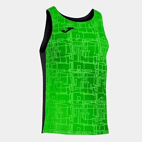 Joma Camiseta Tirantes Elite VIII Negro Verde flúor Cover