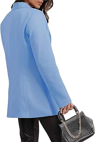 Blazers for Women Bussiness Casual Long Sleeves Open Front Blazer Jackets Dressy Work Office Suite Jacket with Pockets2