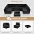 KIGOTY Patio Furniture Set,7 Pieces Modular Outdoor Sectional Sofa, PE Rattan Patio Conversation Set, All Weather Wicker Patio Furniture with Cushions and Coffee Table (Black/Black-X)