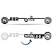 Leofoto DY-01 Mini Foldable Skater Video Dolly Panning 360/ 1/4“ Screw