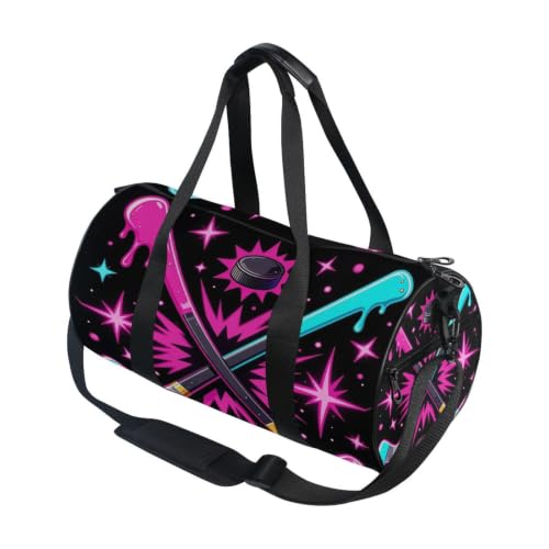Bolsa ligera con bolsillo interior y estampado de helado