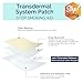 Quit Smoking Patches Step 1, 21mg Stop Smoking Aid, Transdermal System Patch, Quit Smoking Stickers, 30 Count, Easy and Effective to Help Control Smoking Cravings That Work with 2 Weeks