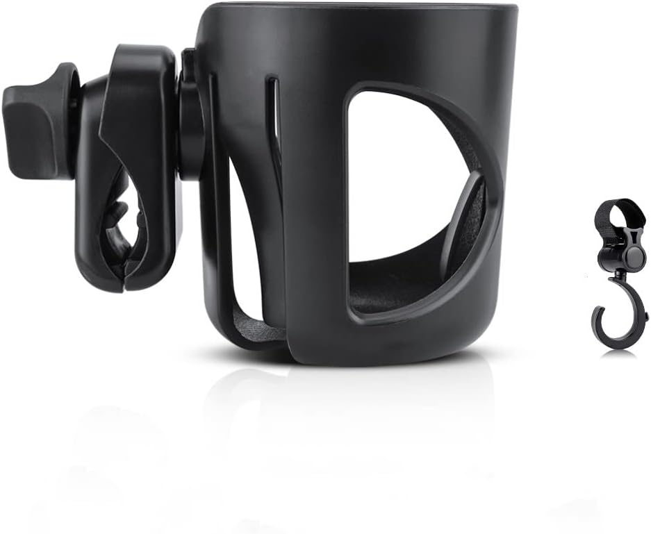 Jooheli cup holder for pushchair, pram, bicycle, universal cup holder, bottle holder for drinks bottles, baby bottles, coffee holder
