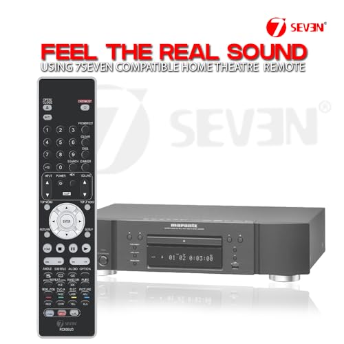 Image of 7SEVEN RC006UD Remote Control for Marantz Blu-Ray Player Suitable with UD7007 UD5007 UD5006 UD5005 Specify Model Only. Ensure Existing Remote Match with Same Feature