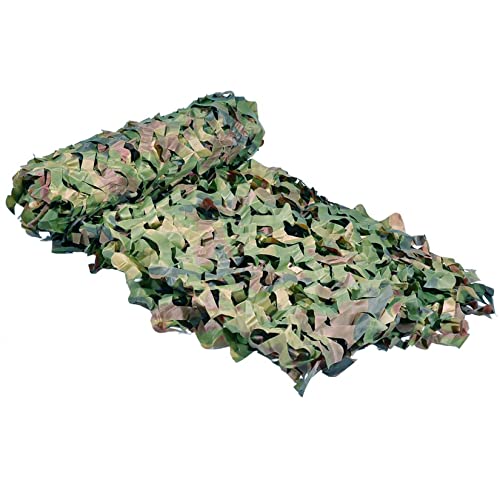 Woodland Tarnnetz, Armee Tarnung Net Sonnenschutz Camouflage Netz, Sichtschutzplane für Privacy Spiel, Militär Tarnnetz…
