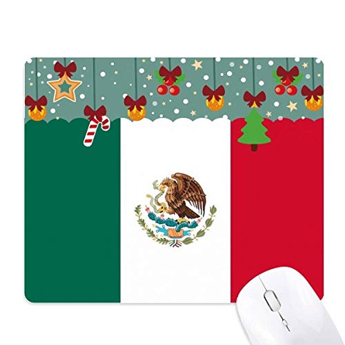 Alfombrilla de ratón de México, mouse pad antideslizante de la bandera