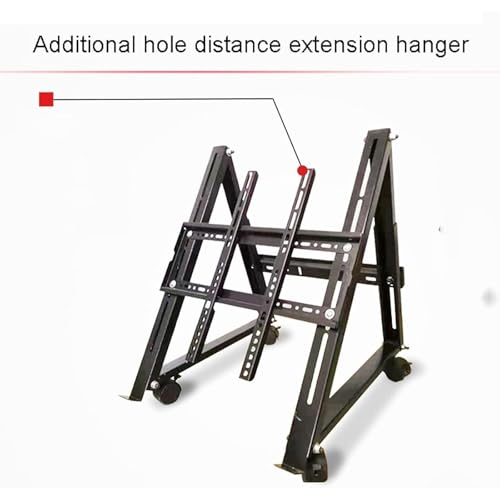 Soporte móvil para TV apto para pantallas 50-75 pulgadas miniatura 3