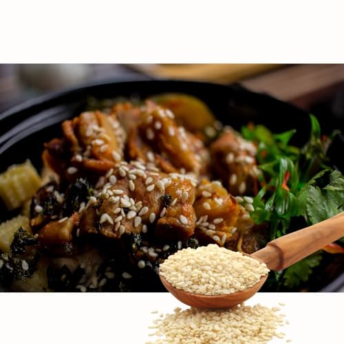 Image of BOKF Combo - Black & White Sesame Seeds (250g Each) | Natural | High in Calcium & Iron | Ideal for Cooking, Chutneys, Ladoos & Baking | Edible Seeds Gluten-Free, 500g