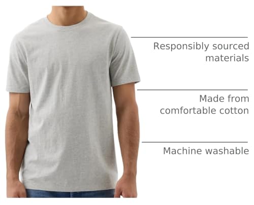 Image of Gap Mens Everyday Soft Crewneck T-Shirt Tee