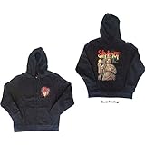 slipknot meme Waschmaschinenfest Felpa # M Unisex Grey # Burn Me Away