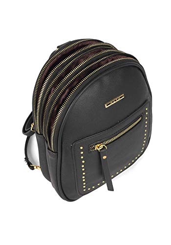 Mochila Gash Costas, Mochilinha, Feminina, Preta