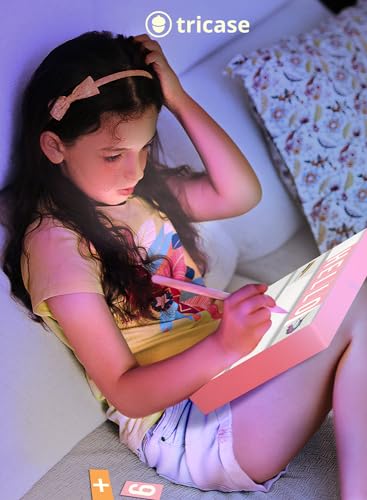 Tricase 3212 Pink Cinema Light Box With 312 Letters, Emojis & 3 Markers - Led Light Box Sign For Home & Pink Room Decor - Premium Light Up Letter Board - Best Gift Idea For Women & Girls thumb #8