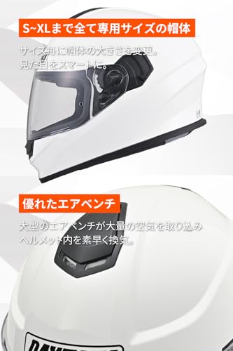 最終値下げ　DAYTONA ヘルメット　ホワイト　L 最終値下げ DAYTONA ヘルメット ホワイト L DAYTONA（バイク用品