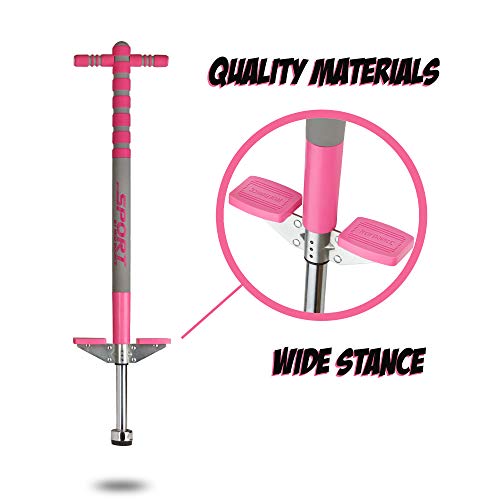 image for New Bounce Pogo Stick for Kids - Pogo Sticks, 40 to 80 Lbs - Sport Edi