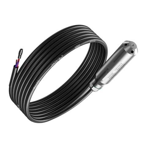 Capteur de niveau d'eau hydrostatique en inox 304 avec sortie 485 et câble de 10m