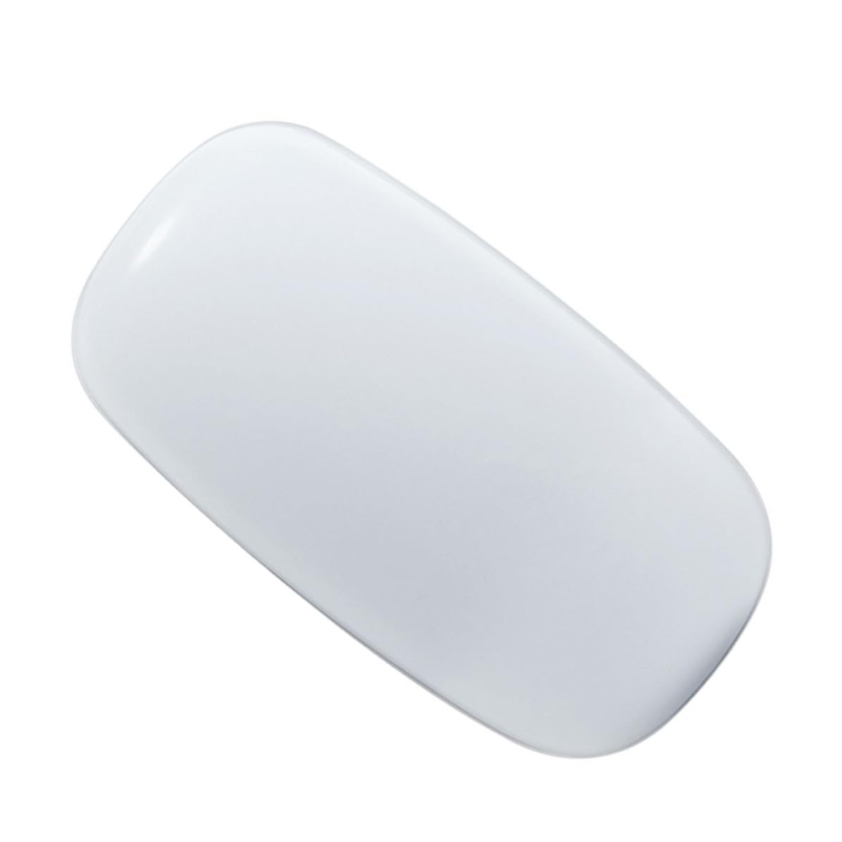 Ratón inalámbrico blanco ergonómico Lurrose con botón de volumen integrado 8