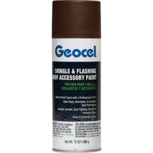 Geocel Shingle & Flashing Roof Accessory Aerosol Paint, 12 fl
