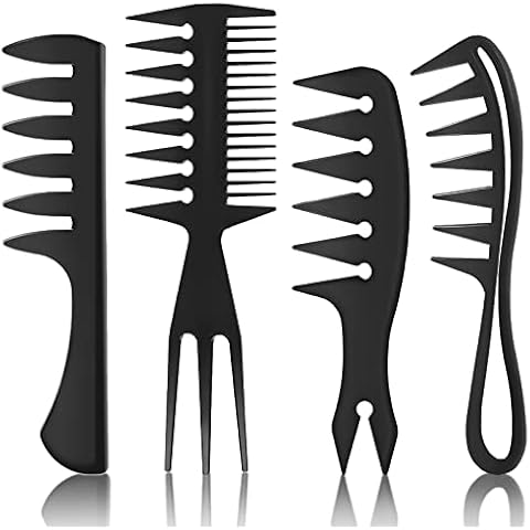 Aphrordity 4-Piece Wide Tooth Comb Set Cover