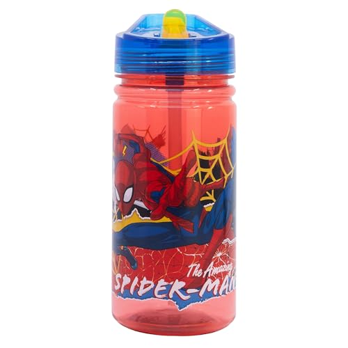 Stor Wiederverwendbare Flasche hergestellt in Ecozen DE 475 ml | Spiderman Moving Target