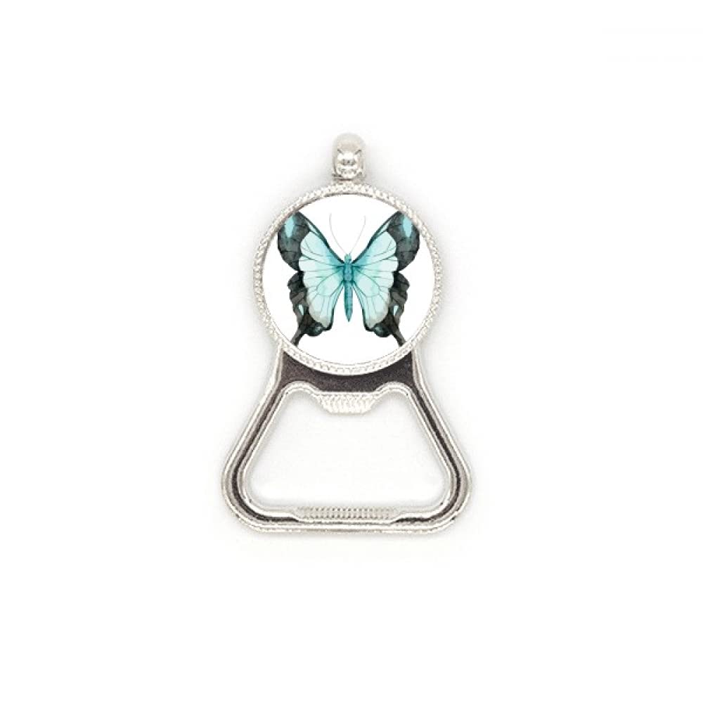 Décapsuleur papillon ailes bleues inox : ouverture facile et rapide