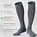 WAKEFEET Compression Socks Men and Women 2 Pairs, Compression Stockings 15-20 mmHg for Office, Nurse, Flight Travel, Sport, Standing All Day
