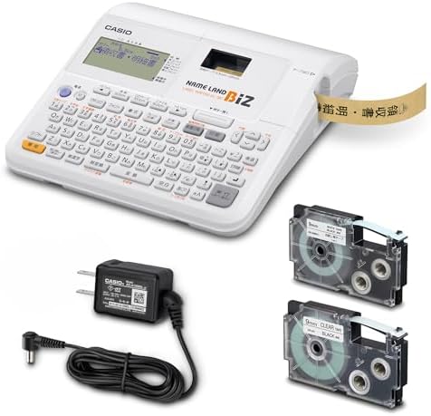 （13:30時点） カシオ ラベルライター ネームランドBIZ スタンダードモデル KL-M7 テープ付セット KL-TM7 (3.5mm-24mm幅)