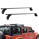 baca jeep wrangler ⭐Alta capacidad de carga: carga vertical, prueba de choque, simulación de desgaste, construcción interna resistente, ABS duradero, aleación de aluminio avanzada fuerte y montaje sin taladro para mayor seguridad y versatilidad.