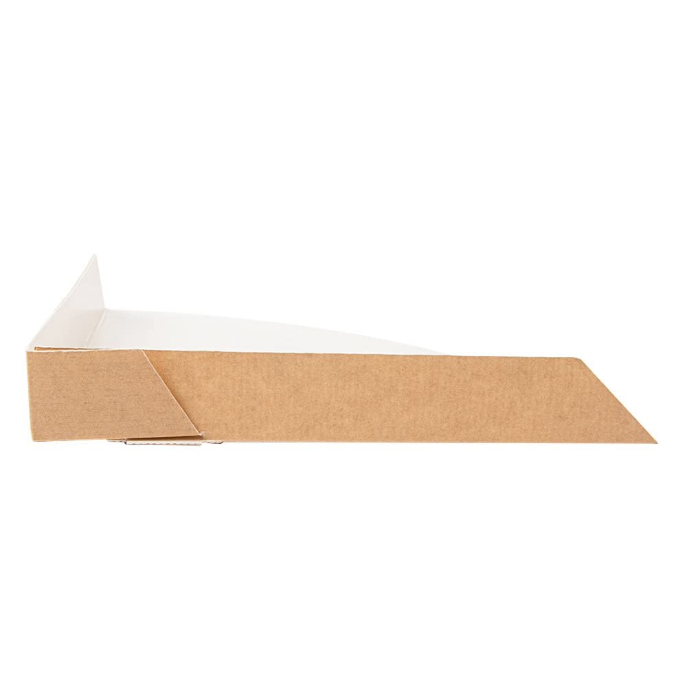 100 pezzi - Pale Crêpes 'Thepack' 220 G/M2 17X17X2,5 Cm Naturale Cartone Ondulato Nano-Micro