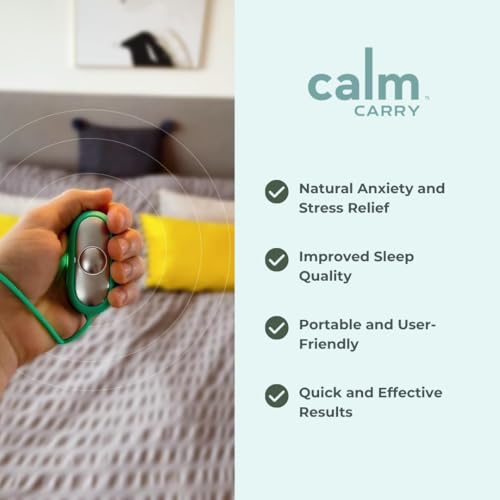 Glowco CalmCarry Sleep Aid Device – Handheld Microcurrent Relaxation Tool, Supports Calm, Focus & Gentle Relief, USB Rechargeable, Portable Wellness Device for Adults & Kids | Teal Calm Carry - Image 5