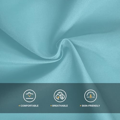 Turquoise Blue Short Sleeve Hawaiian Button Down Shirts and Short Sets for Boys Casual Toddler Summer Outfits4