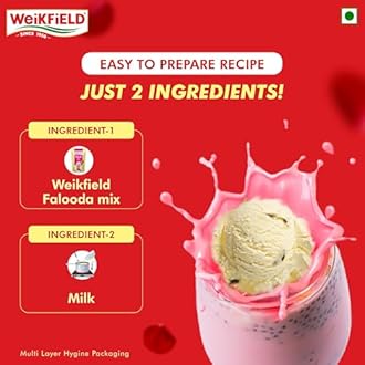 Weikfield - Falooda Mix - Rose Flavour - 200g