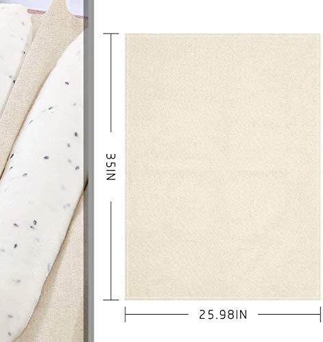 image for ANPHSIN Set of 2 Large Professional Bakers Dough Couche (35'' × 26'')