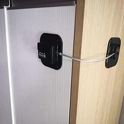 YEYA Upgraded Cabinet Locks with Combination, Child Safety Locks for Cabinets, Drawer Locks for Baby Proofing